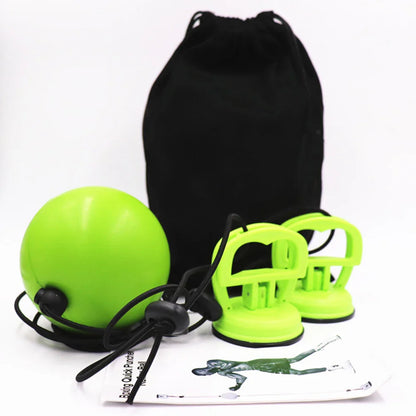 Adjustable Suction Cup Boxing Reflex Ball Speed Training Green