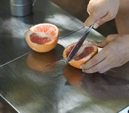 Stainless Steel Folding Camping Table Heat And Scratch Resistant Silver