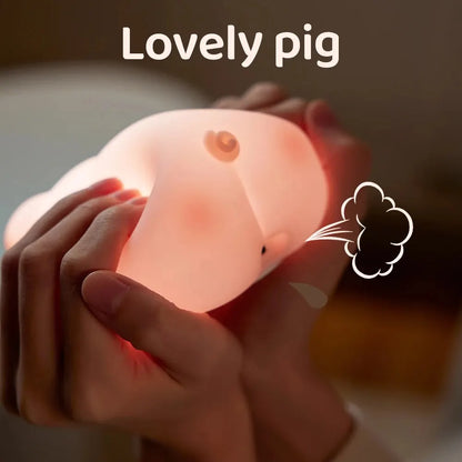 Cute Pig Night Light