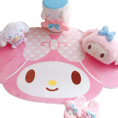 My Melody Wonderland: 100x150CM Cartoon Sanrio Soft Fur Carpet
