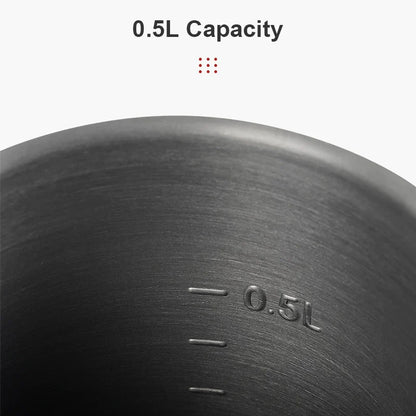 Boiler Camping Stove Kit Heat Pot And Burner System Black