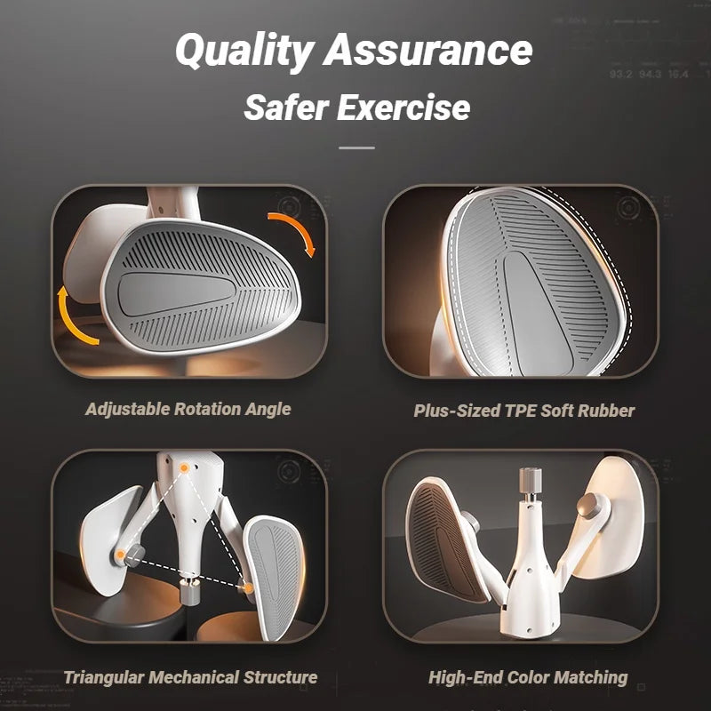 Adjustable Resistance Pelvic Floor Leg Trainer Grey