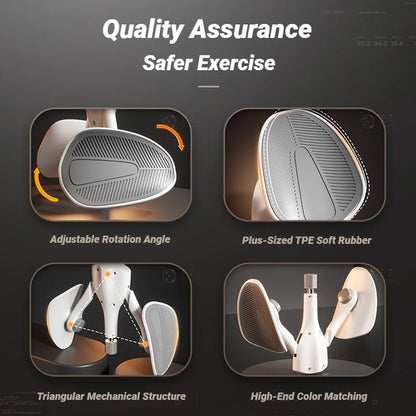 Adjustable Resistance Pelvic Floor Leg Trainer Grey