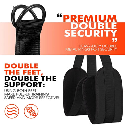 Pull-Up Assistance Bands Set 300LB Resistance Black