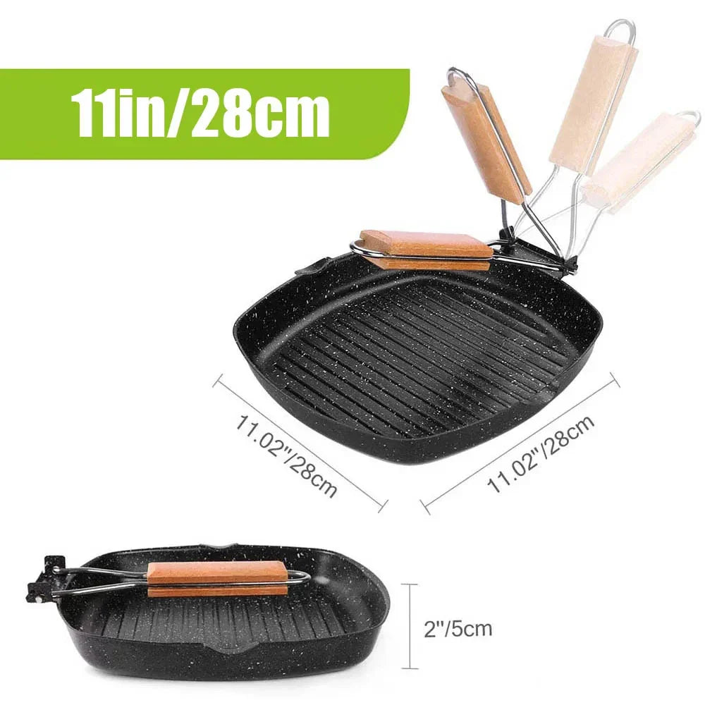 Camping Cookware Frying Pan Black