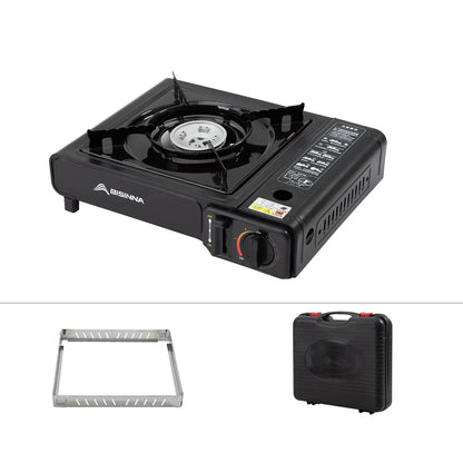 2900W Camping Cassette Stove Black