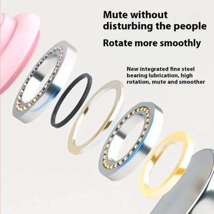 Multi-Directional Ab Wheel Roller Compact Sliding Plate Black