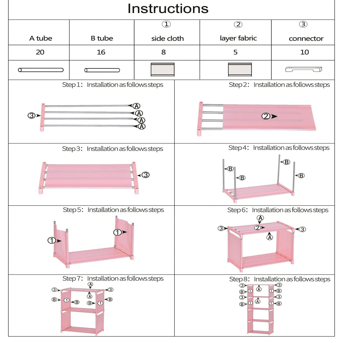 4-Layer Storage Shelf