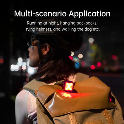 Smart Matrix Bike Tail Light Custom LED Patterns Red