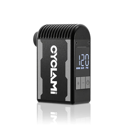 Bike Pump 120 PSI Cordless Air Inflator with Presta Schrader Black