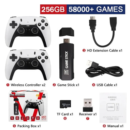 PRO Retro Video Game Console (4K 58000 Games)