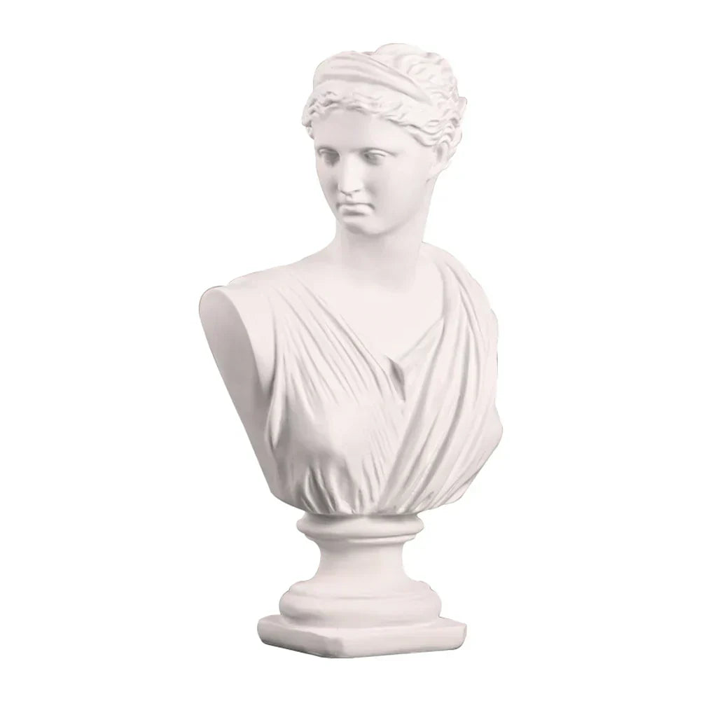 Goddess Artemis Bust Sculpture - Greek Mythology Home Decor and Artistic Gift