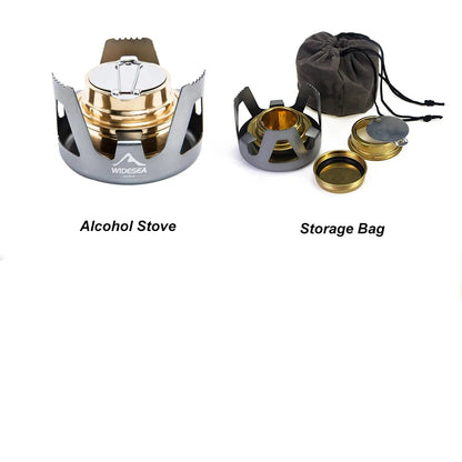 High-Quality Portable Alcohol Stove Grey