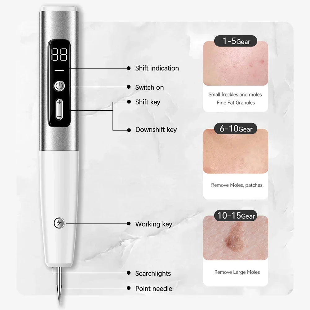 Clear Nevus Beauty Pen - Mole, Black Points, Wart, Spot, Tattoo Remover