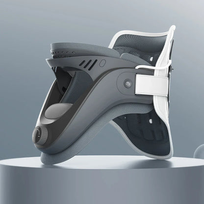 Cervical Neck Traction Device with Airbag Support Ergonomic Brace Black