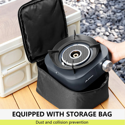 4000W High-Power Infrared Gas Stove Dark Blue