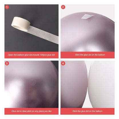 Mesmerizing Macaron Pink Balloon Garland Arch Kit - Style 1 (125 Pieces)