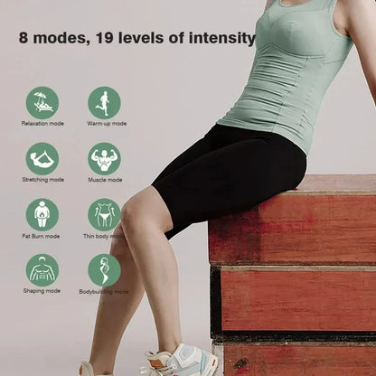 EMS Muscle Stimulator High Waist Yoga Shorts – 8 Modes, 19 Intensity Levels XL