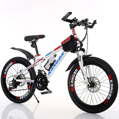 Mountain Bike with Double Disc Brakes -  Perfect for Adults and Students