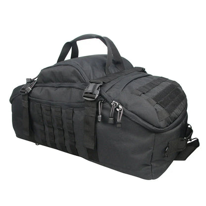 Tactical Molle Sport Travel Duffel Bag Black