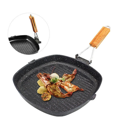 Camping Cookware Frying Pan Black