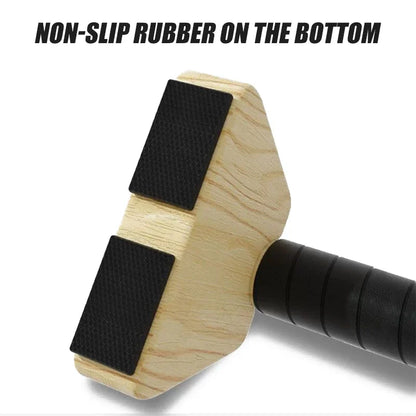 50cm Wooden Push-Up Bars Beech Wood Brown