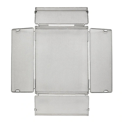 IGT Outdoor Table Unit Basket Storage Net Cage Silver