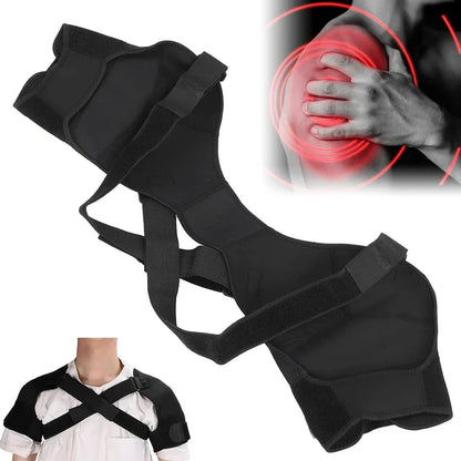 Double Shoulder Brace Wrap – Neoprene Compression Sleeve