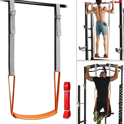 Adjustable Pull-Up Assistance Bands Set Yellow