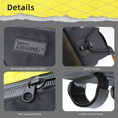 Waterproof 2.1L Top Tube Bike Bag Yellow