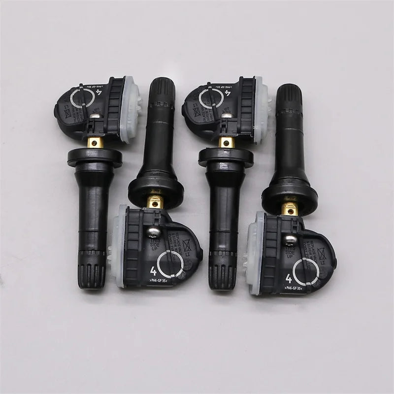 4PCS Tire Pressure Monitoring System TPMS Sensors Black