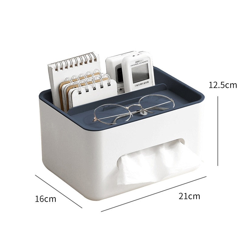 3 Grid Bamboo Remote Control Storage Box Stationery Remote Control Headphone Cable Cell Phone Desktop Storage Box Organizer