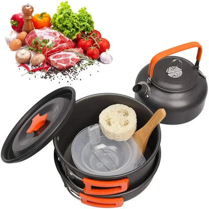 Aluminum Nonstick Camping Cookware Set