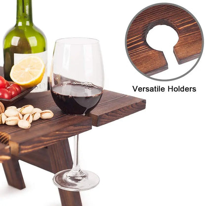 Portable Wooden Table Picnic