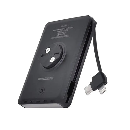 Bike Headlight with Garmin/GoPro Mount USB Rechargeable Black