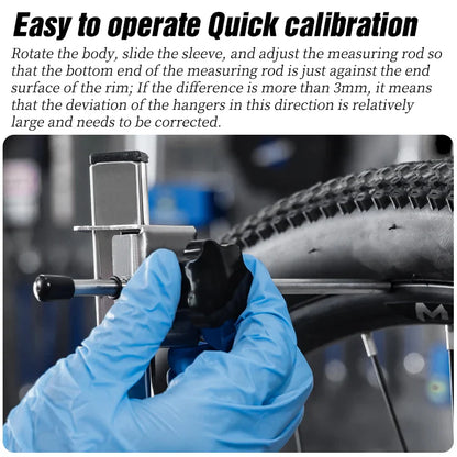 Bike Derailleur Hanger Alignment Gauge Tool Silver