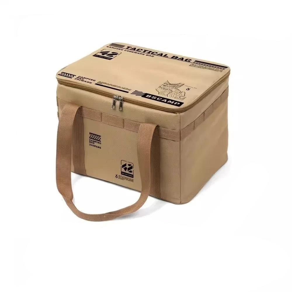 42L Camping Tactical Storage Bag Khaki