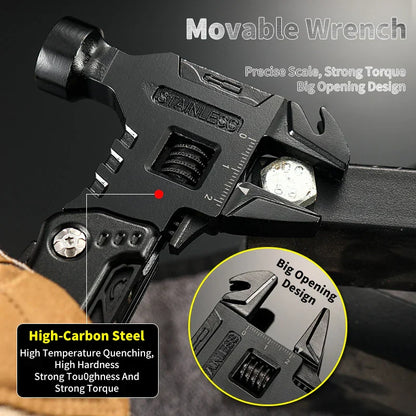 Multifunctional Wrench Hammer Knife