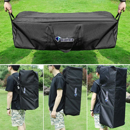 150L Foldable Travel Storage Bag Black