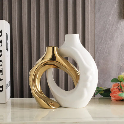 Elegant Ceramic Vase Set: Elevate Your Home Decor