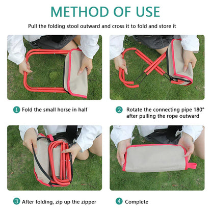 Folding Camping Stool with Bag