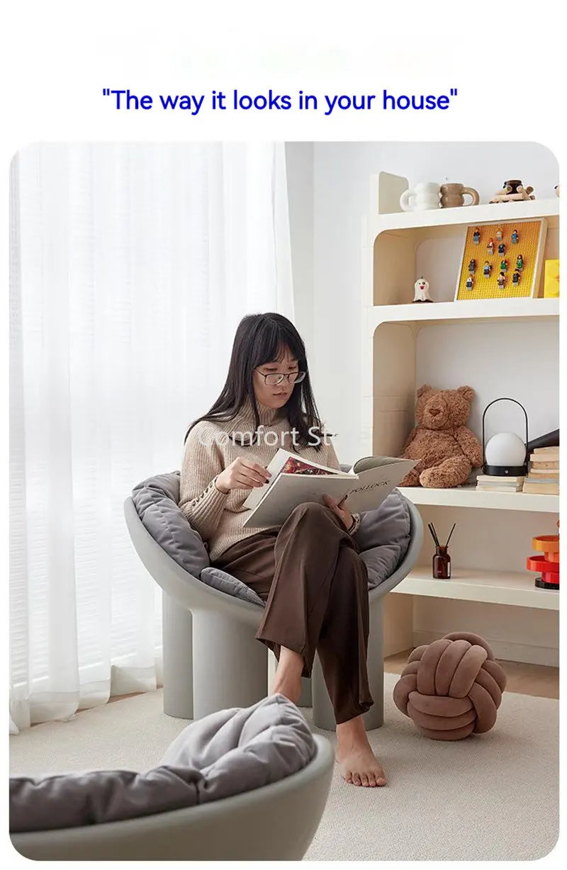 Nordic Roly Poly Lounge Chair- Modern Luxury Furniture