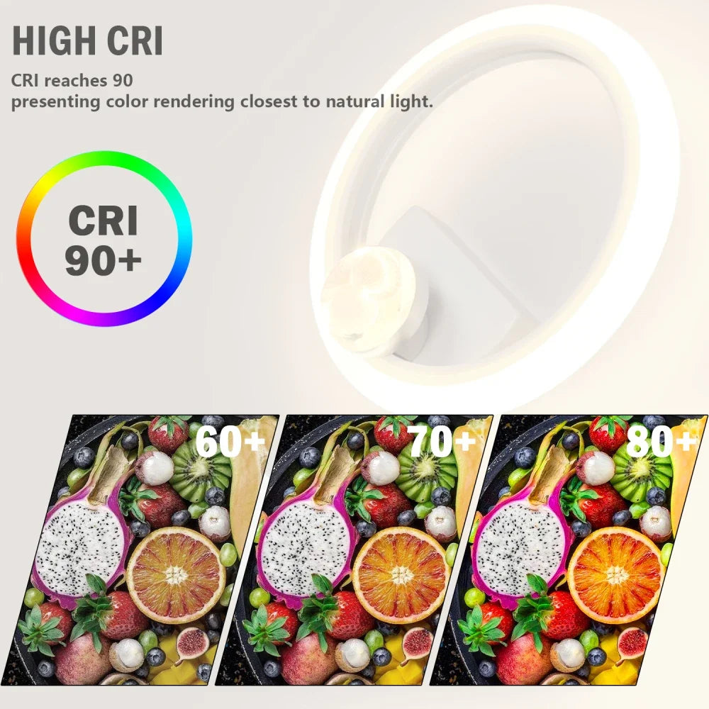 2 pcs Gold Elegance: Modern LED Wall Light for Stylish Home Decor