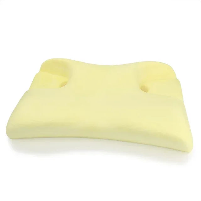 Odorless Contour Memory Foam Pillow Medical-Grade Support White