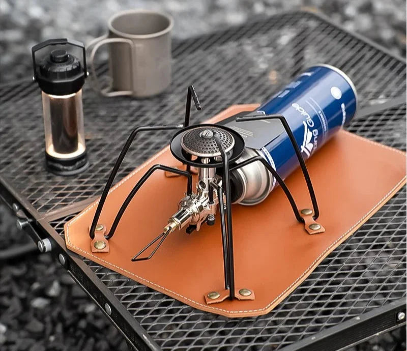Spider Folding Camping Gas Stove Black