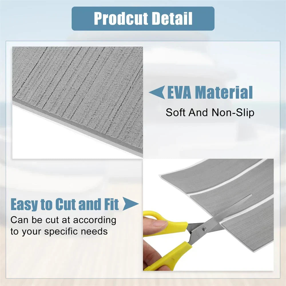 Marine-Grade Non-Slip Decking Sheet  2400x17cm