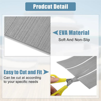 Marine-Grade Non-Slip Decking Sheet  2400x17cm