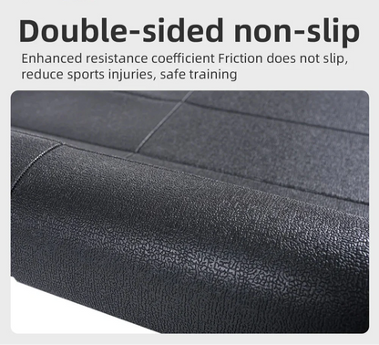 PVC Silent Yoga Mat – Anti-Slip, Shock-Absorbing Training Mat Black