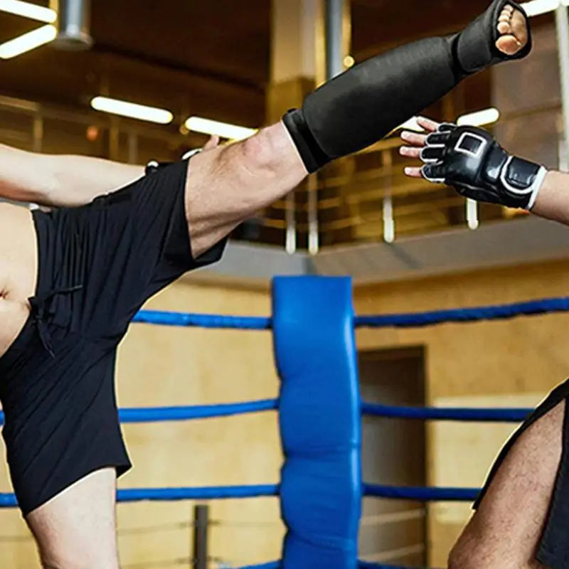 Muay Thai & Kickboxing Shin Guards with Ankle Protection