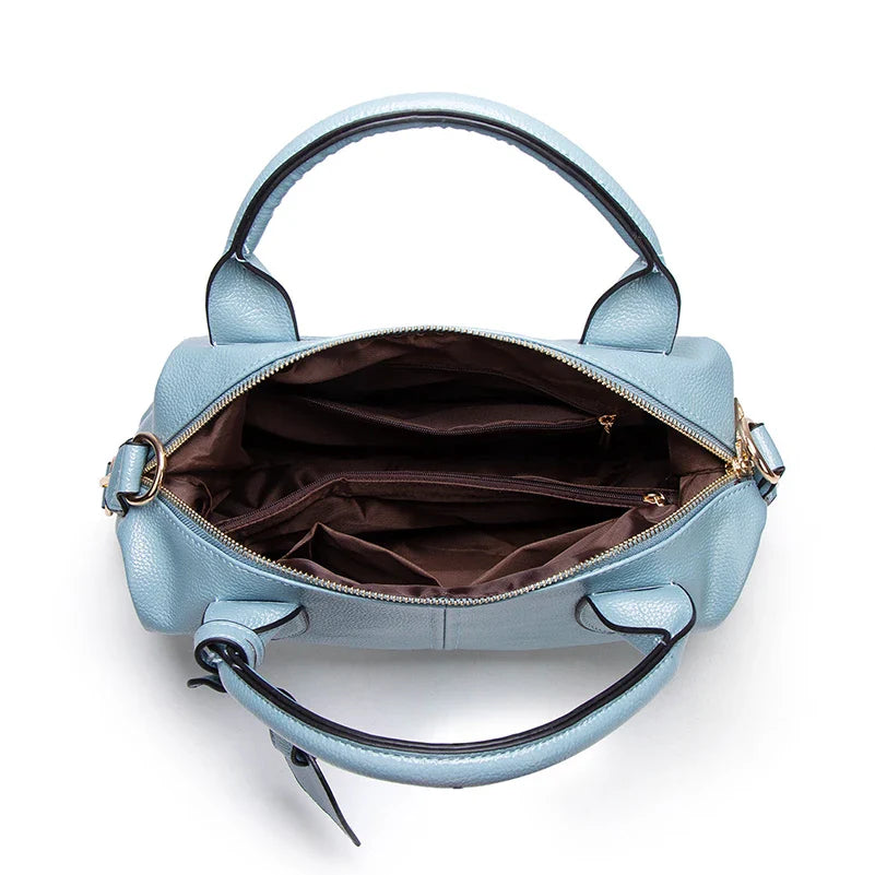 Women's Large Capacity Oil Wax Leather Tote Bag